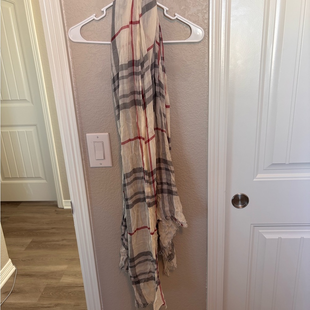 Plaid Patterned Scarf